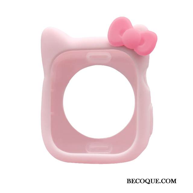 Kuori Apple Watch Series 5 Pehmeä Neste Super Söpö Perhonen, Kotelo Apple Watch Series 5 Sarjakuva Murtumaton Punainen