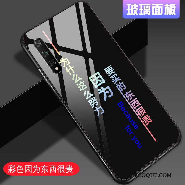 Kuori Honor 20 Laukut Rakastunut Net Red, Kotelo Honor 20 Suojaus Musta Trendi