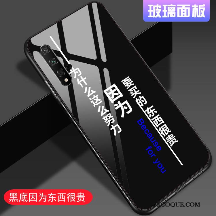 Kuori Honor 20 Laukut Rakastunut Net Red, Kotelo Honor 20 Suojaus Musta Trendi