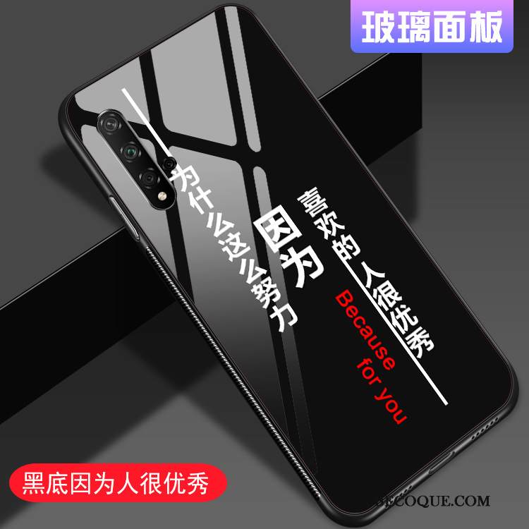 Kuori Honor 20 Laukut Rakastunut Net Red, Kotelo Honor 20 Suojaus Musta Trendi