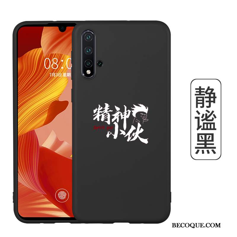 Kuori Honor 20 Pehmeä Neste Murtumaton Pesty Suede, Kotelo Honor 20 Luova Punainen Ohut