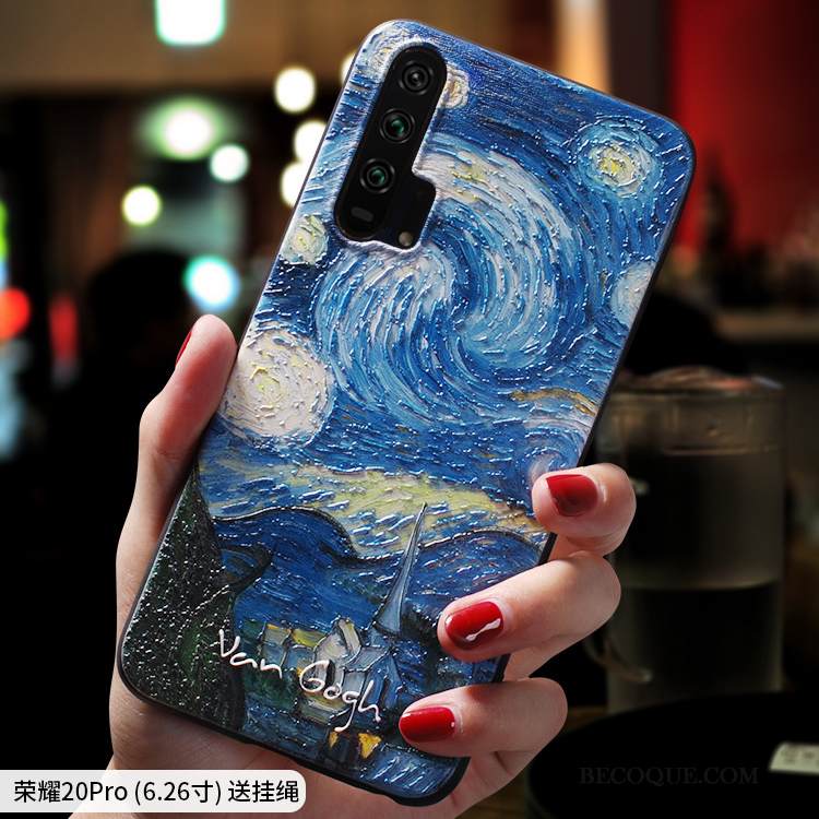 Kuori Honor 20 Pro Luova Murtumaton Puhelimen Kuoret, Kotelo Honor 20 Pro Silikoni Tide-brändi Ohut