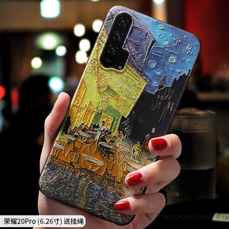 Kuori Honor 20 Pro Luova Murtumaton Puhelimen Kuoret, Kotelo Honor 20 Pro Silikoni Tide-brändi Ohut