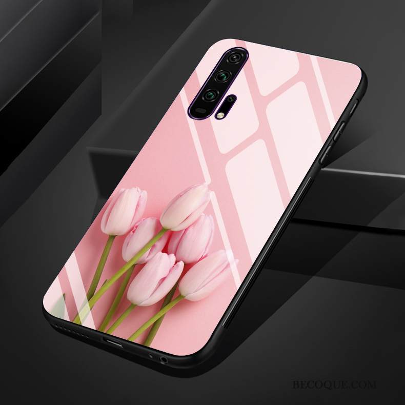 Kuori Honor 20 Pro Pehmeä Neste Kukka Taide, Kotelo Honor 20 Pro Laukut Jauhe Puhelimen Kuoret