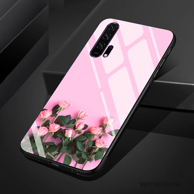 Kuori Honor 20 Pro Pehmeä Neste Kukka Taide, Kotelo Honor 20 Pro Laukut Jauhe Puhelimen Kuoret