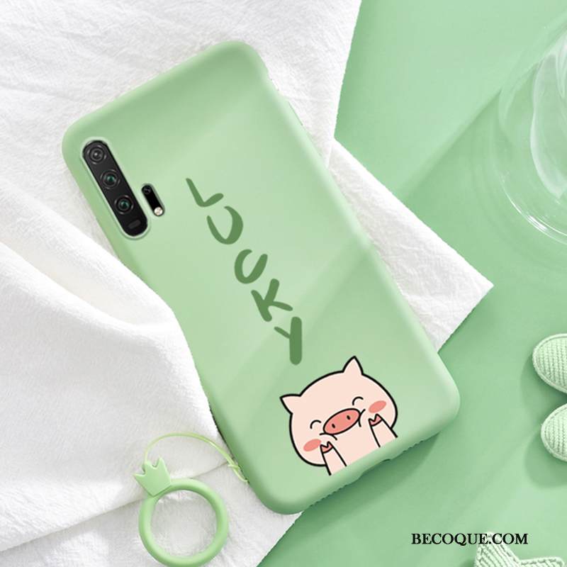 Kuori Honor 20 Pro Silikoni Ripustettavat Koristeet Ihana, Kotelo Honor 20 Pro Pehmeä Neste L Vihreä