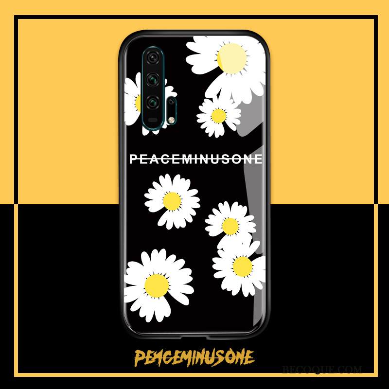 Kuori Honor 20 Pro Suojaus Puhelimen Kuoret Lasi, Kotelo Honor 20 Pro Silikoni Persoonallisuus Musta