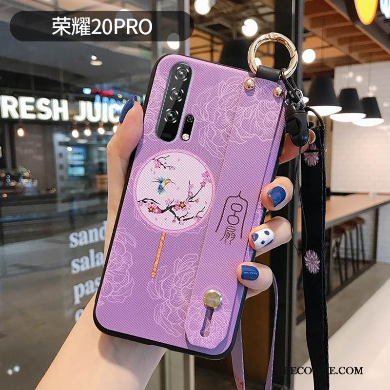 Kuori Honor 20 Pro Suojaus Ripustettavat Koristeet Tuuli, Kotelo Honor 20 Pro Laukut Kiinalainen Tyyli Violetti