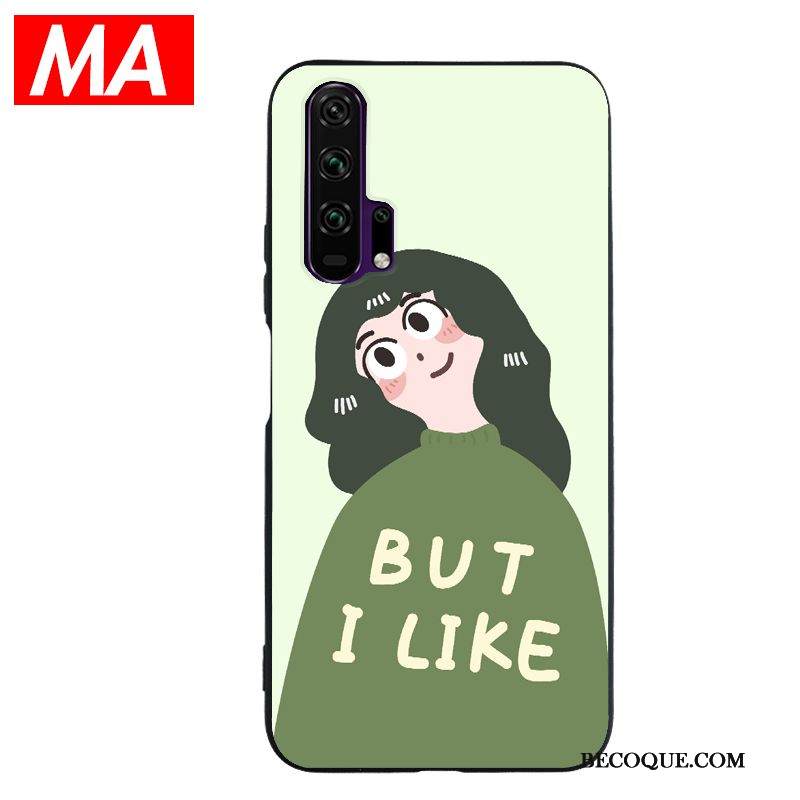 Kuori Honor 20 Pro Tila Suuntaus Persoonallisuus, Kotelo Honor 20 Pro Pehmeä Neste Puhelimen Kuoret Vihreä