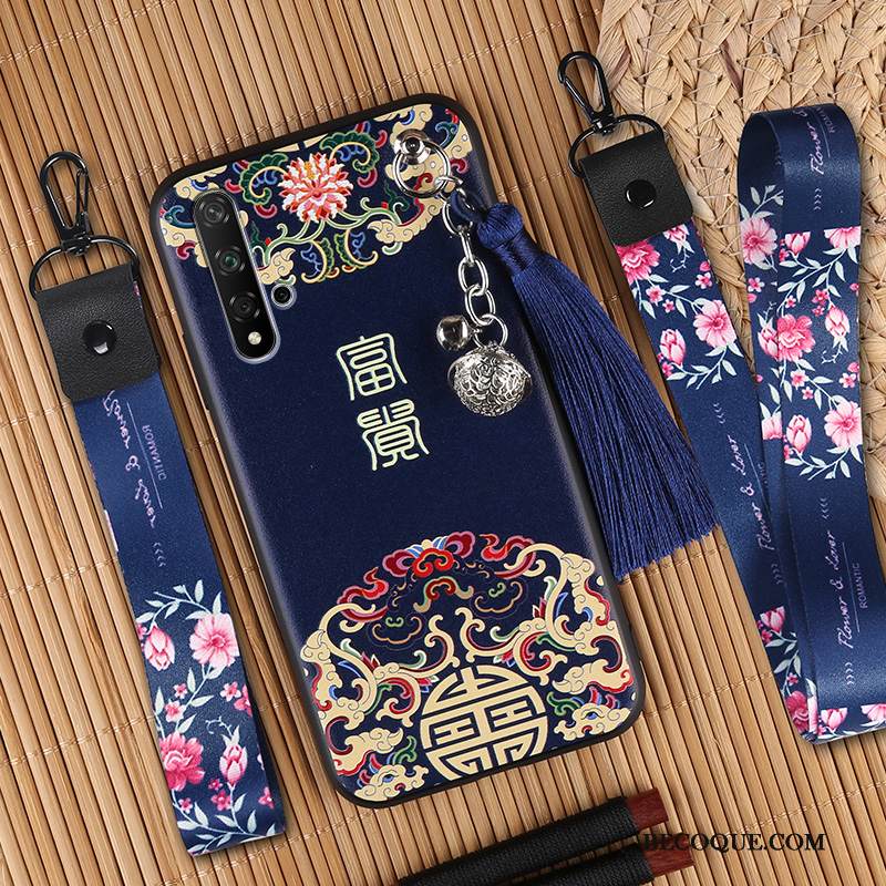 Kuori Honor 20 Vuosikerta Jauhe Puhelimen Kuoret, Kotelo Honor 20 Luova Pesty Suede Persoonallisuus