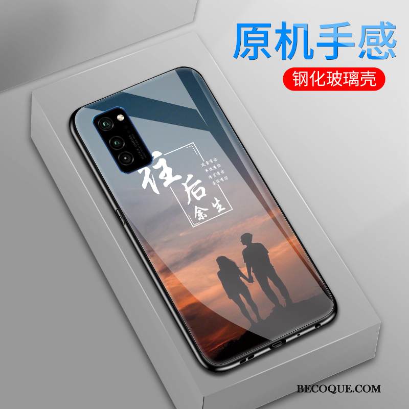 Kuori Honor 30 Pro Luova Lasi Taide, Kotelo Honor 30 Pro Musta Persoonallisuus