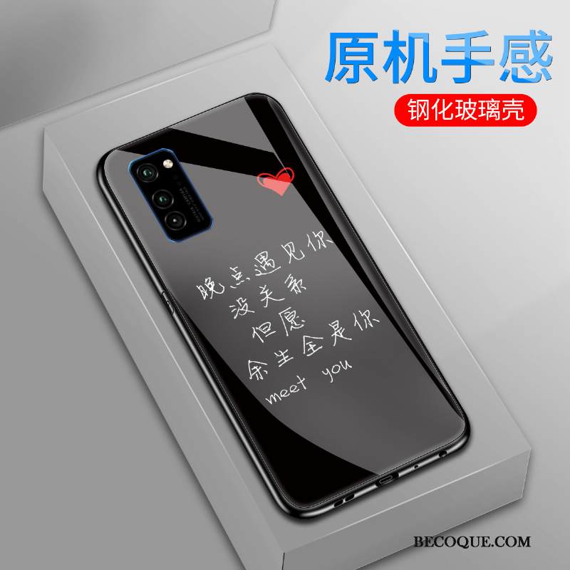 Kuori Honor 30 Pro Luova Lasi Taide, Kotelo Honor 30 Pro Musta Persoonallisuus