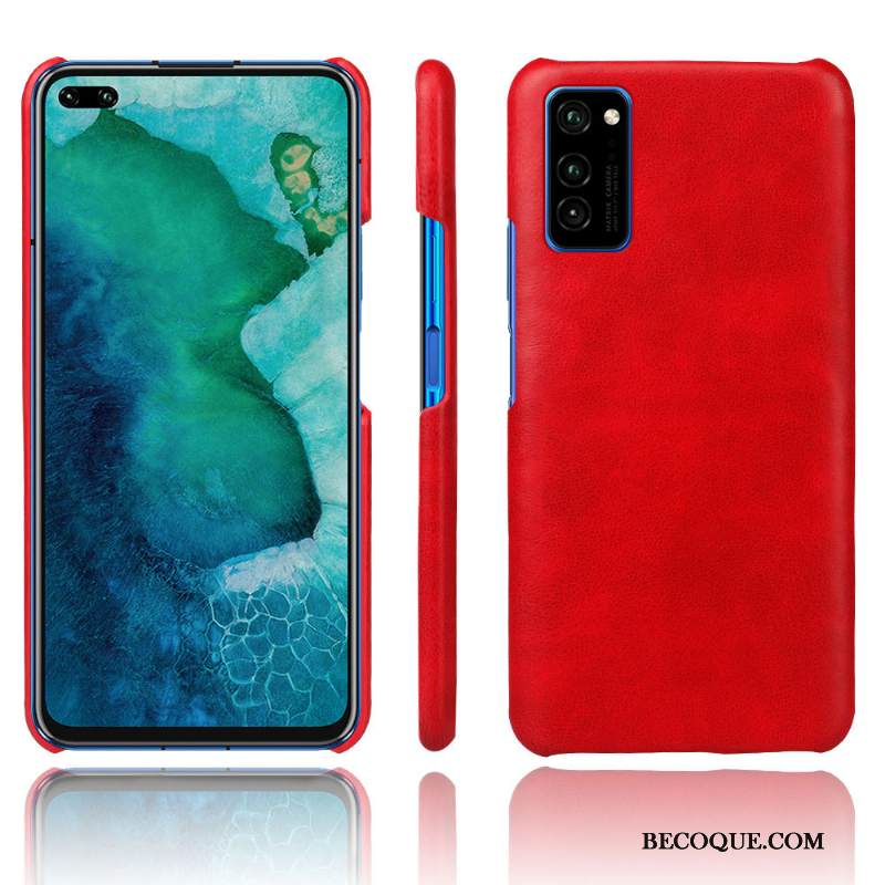 Kuori Honor 30 Pro Nahka Murtumaton Keltainen, Kotelo Honor 30 Pro Suojaus Liiketoiminta Trendi