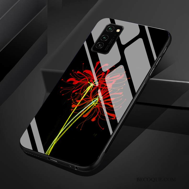 Kuori Honor 30 Pro Vuosikerta Lasi Musta, Kotelo Honor 30 Pro Silikoni Puhelimen Kuoret Trendi