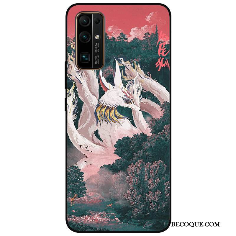 Kuori Honor 30 Vuosikerta Sininen Trendi, Kotelo Honor 30 Suojaus Taide Puhelimen Kuoret