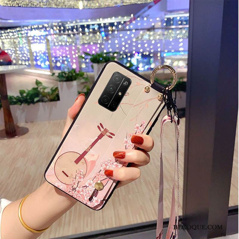 Kuori Honor 30s Laukut Persoonallisuus Ripustettavat Koristeet, Kotelo Honor 30s Tuki Pesty Suede Tuuli