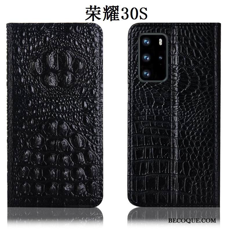 Kuori Honor 30s Nahka Sininen Puhelimen Kuoret, Kotelo Honor 30s Laukut