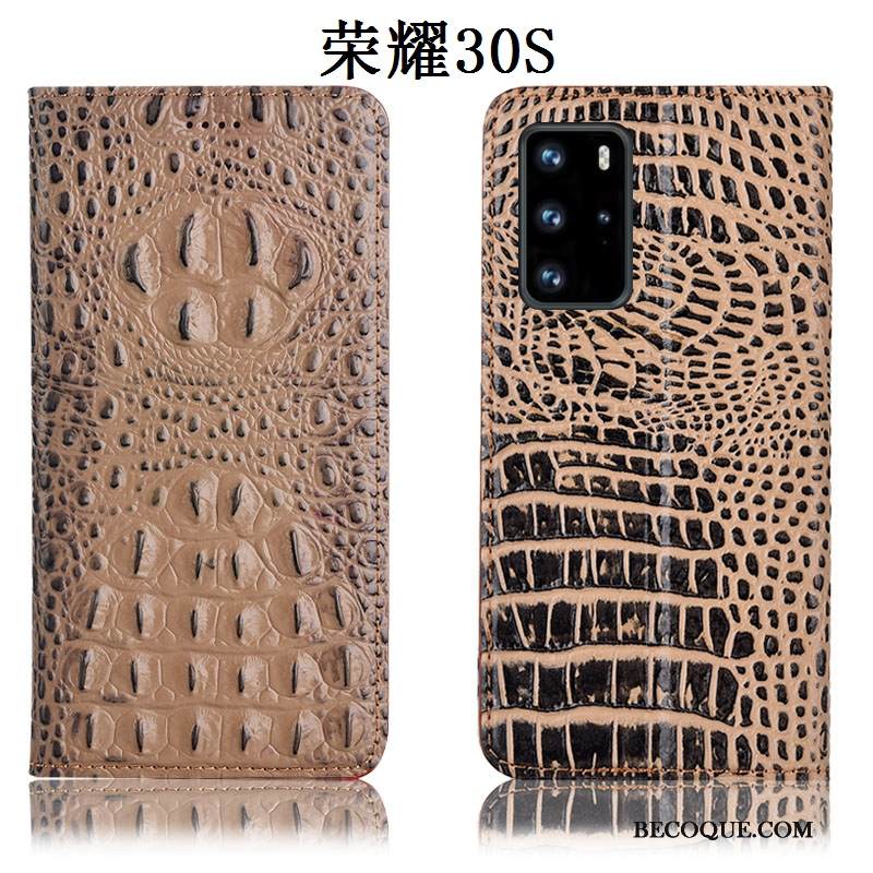 Kuori Honor 30s Nahka Sininen Puhelimen Kuoret, Kotelo Honor 30s Laukut