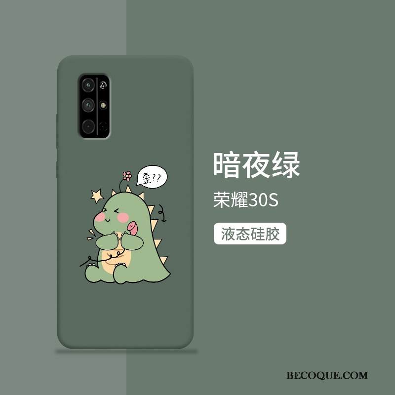 Kuori Honor 30s Silikoni Lohikäärme Vihreä, Kotelo Honor 30s Suojaus Murtumaton Persoonallisuus