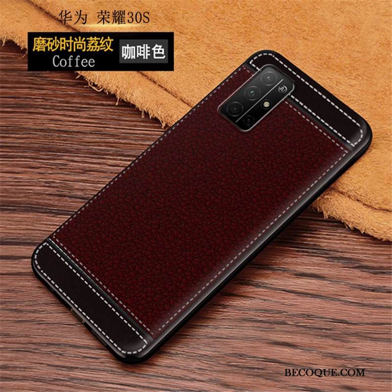 Kuori Honor 30s Suojaus Puhelimen Kuoret Litsi, Kotelo Honor 30s Luova Kukkakuvio Pesty Suede