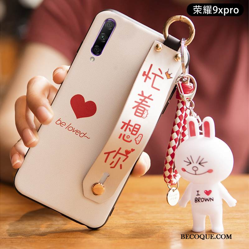 Kuori Honor 9x Pro Silikoni Pesty Suede Murtumaton, Kotelo Honor 9x Pro Pehmeä Neste Rakkaus Jauhe