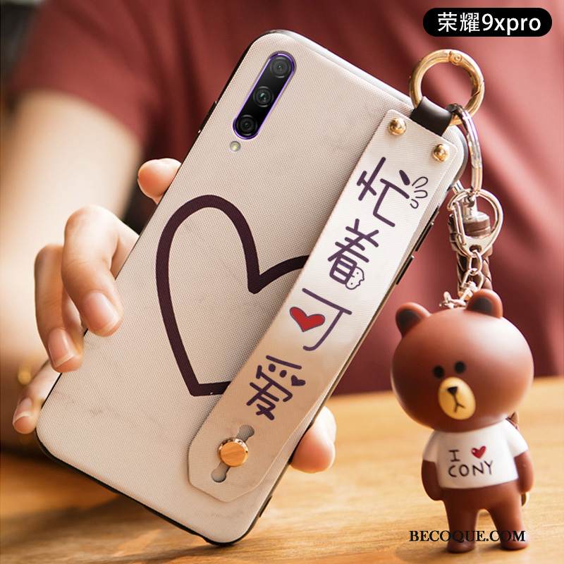 Kuori Honor 9x Pro Silikoni Pesty Suede Murtumaton, Kotelo Honor 9x Pro Pehmeä Neste Rakkaus Jauhe