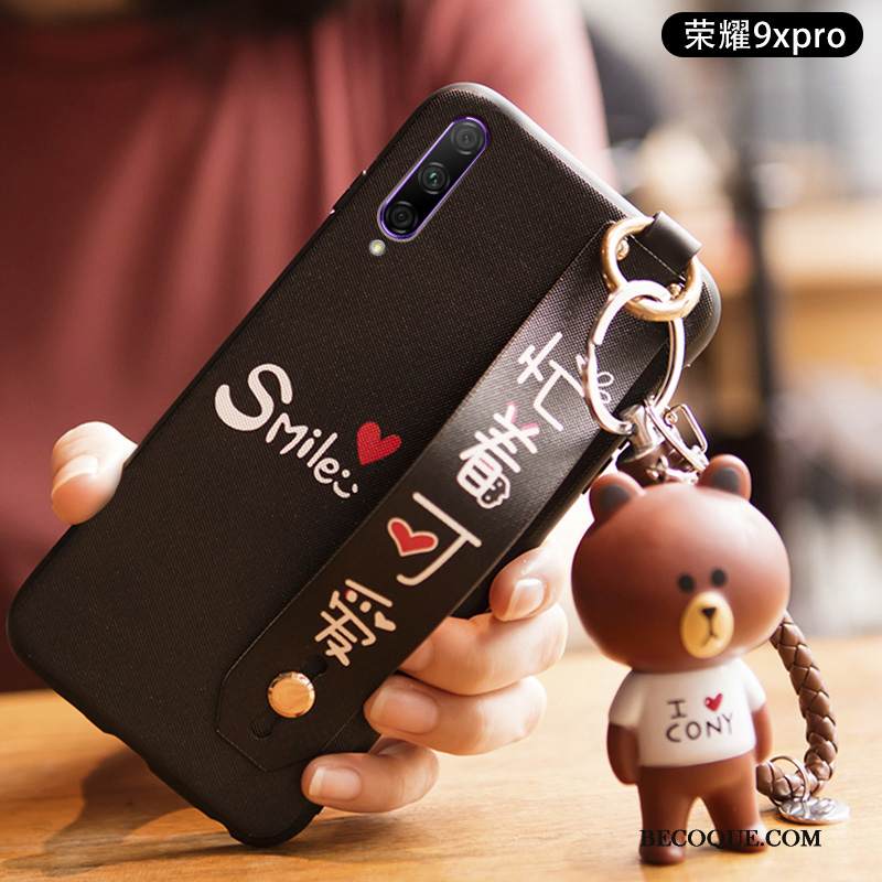 Kuori Honor 9x Pro Silikoni Pesty Suede Murtumaton, Kotelo Honor 9x Pro Pehmeä Neste Rakkaus Jauhe