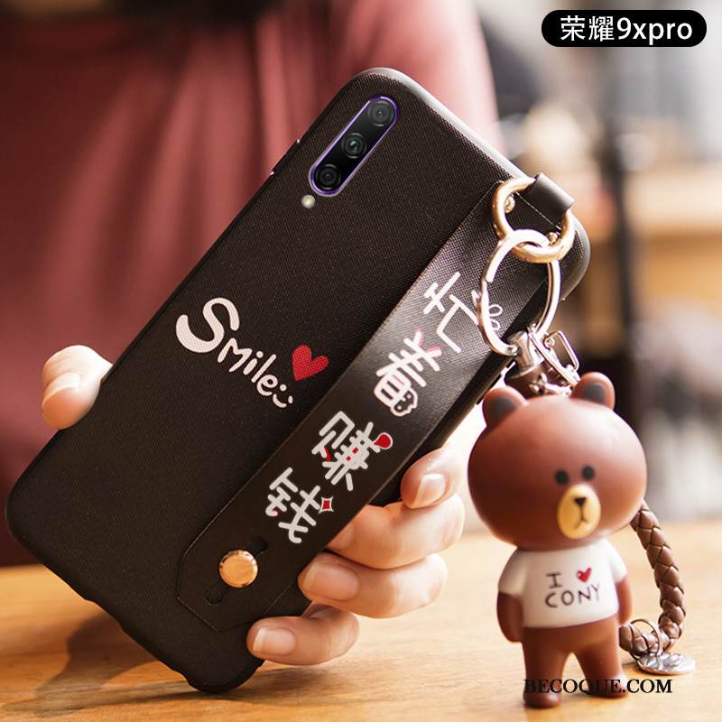 Kuori Honor 9x Pro Silikoni Pesty Suede Murtumaton, Kotelo Honor 9x Pro Pehmeä Neste Rakkaus Jauhe