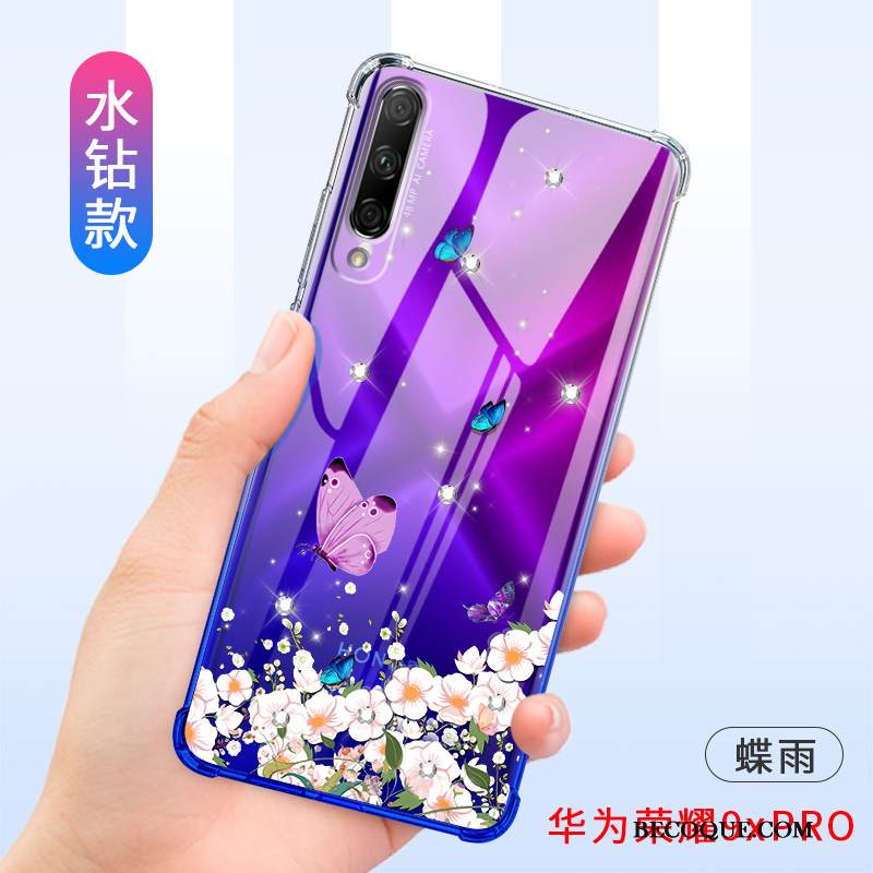 Kuori Honor 9x Pro Silikoni Puhelimen Kuoret Murtumaton, Kotelo Honor 9x Pro Suojaus Violetti