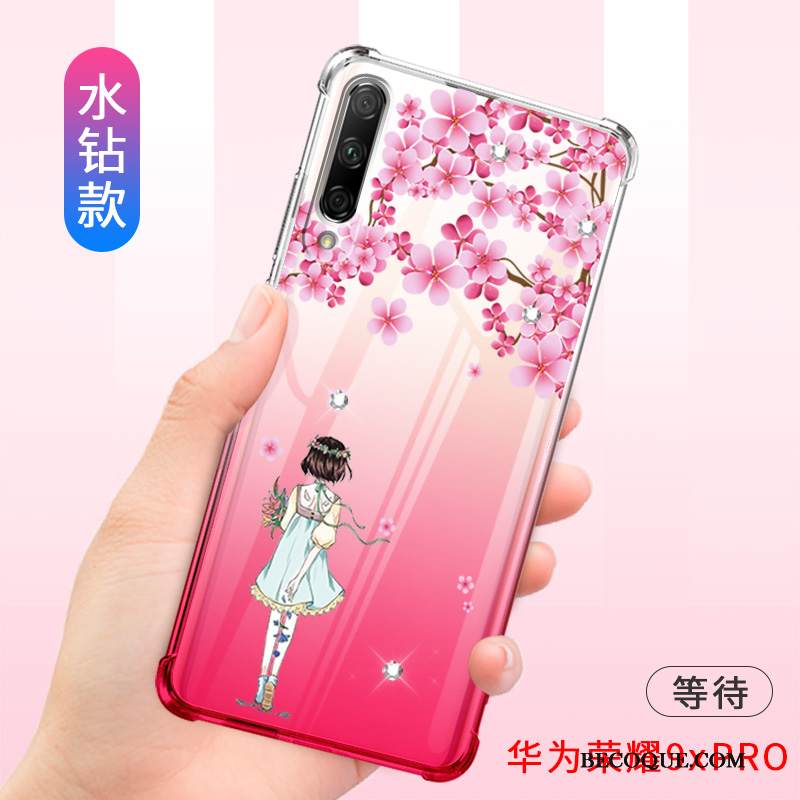 Kuori Honor 9x Pro Silikoni Puhelimen Kuoret Murtumaton, Kotelo Honor 9x Pro Suojaus Violetti