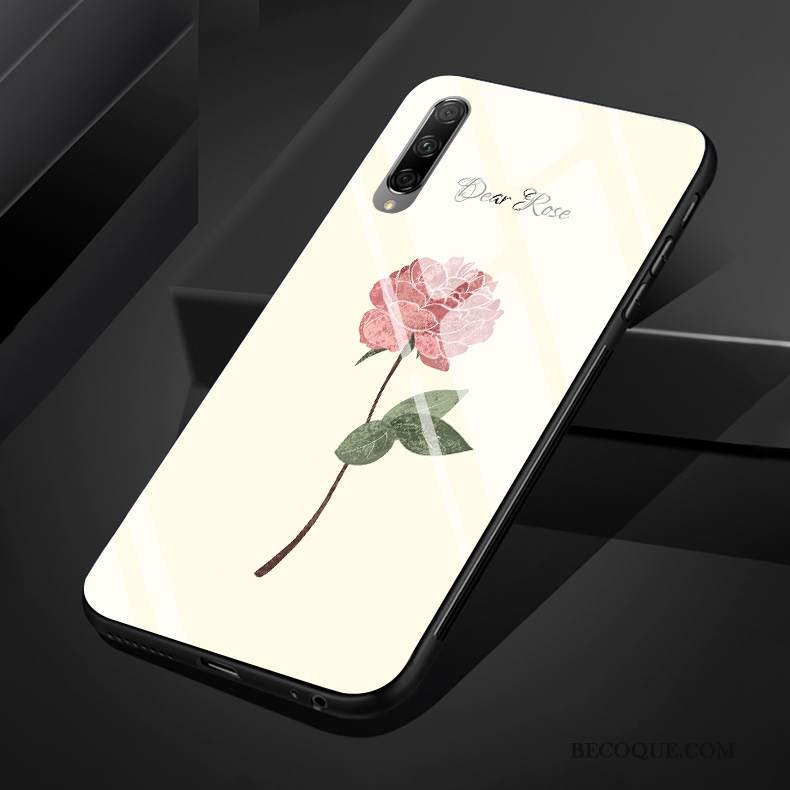 Kuori Honor 9x Pro Silikoni Valkoinen Tuuli, Kotelo Honor 9x Pro Vaalean Kukkia