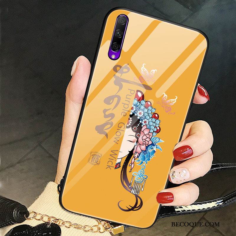 Kuori Honor 9x Pro Suojaus Keltainen Murtumaton, Kotelo Honor 9x Pro Laukut Puhelimen Kuoret Persoonallisuus