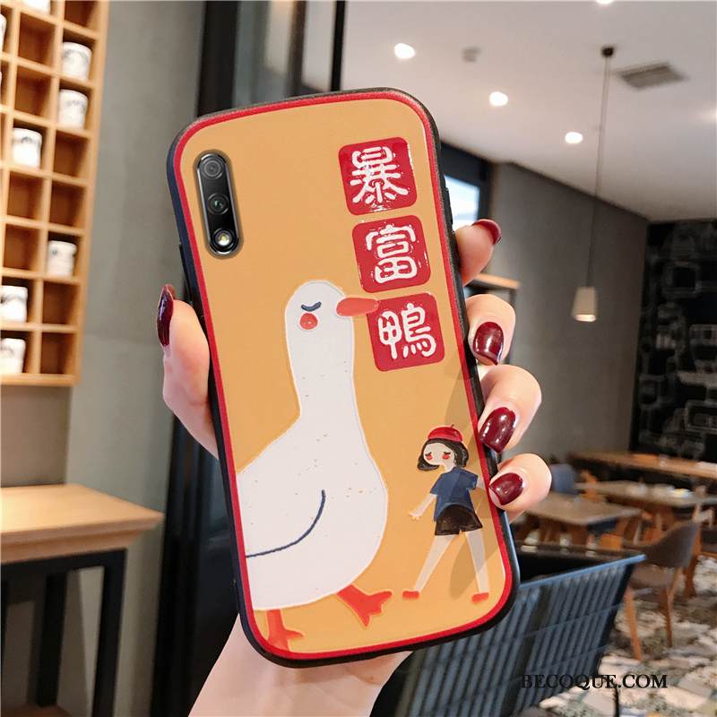 Kuori Honor 9x Sarjakuva Murtumaton Net Red, Kotelo Honor 9x Silikoni Persoonallisuus Ihana