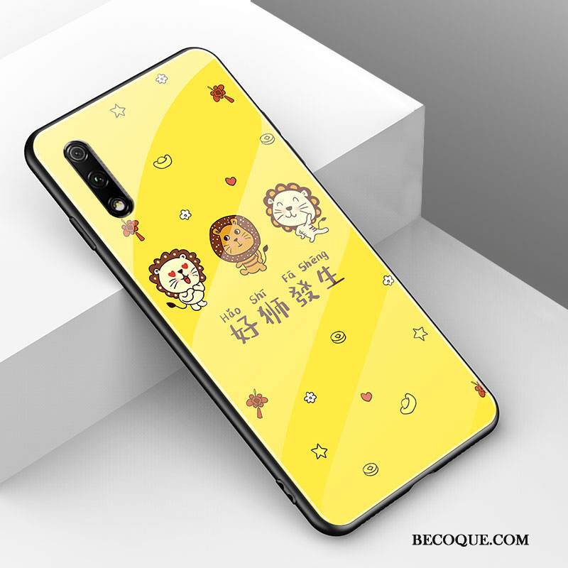 Kuori Honor 9x Silikoni Lasi Eläin, Kotelo Honor 9x Laukut Uusi Net Red