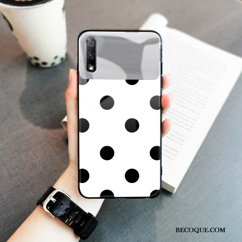 Kuori Honor 9x Silikoni Lasi Trendi, Kotelo Honor 9x Laukut Musta Tuuli