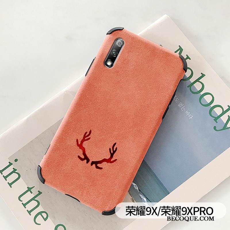 Kuori Honor 9x Silikoni Liiketoiminta Liukastella, Kotelo Honor 9x Suojaus Uhkea Rakastunut