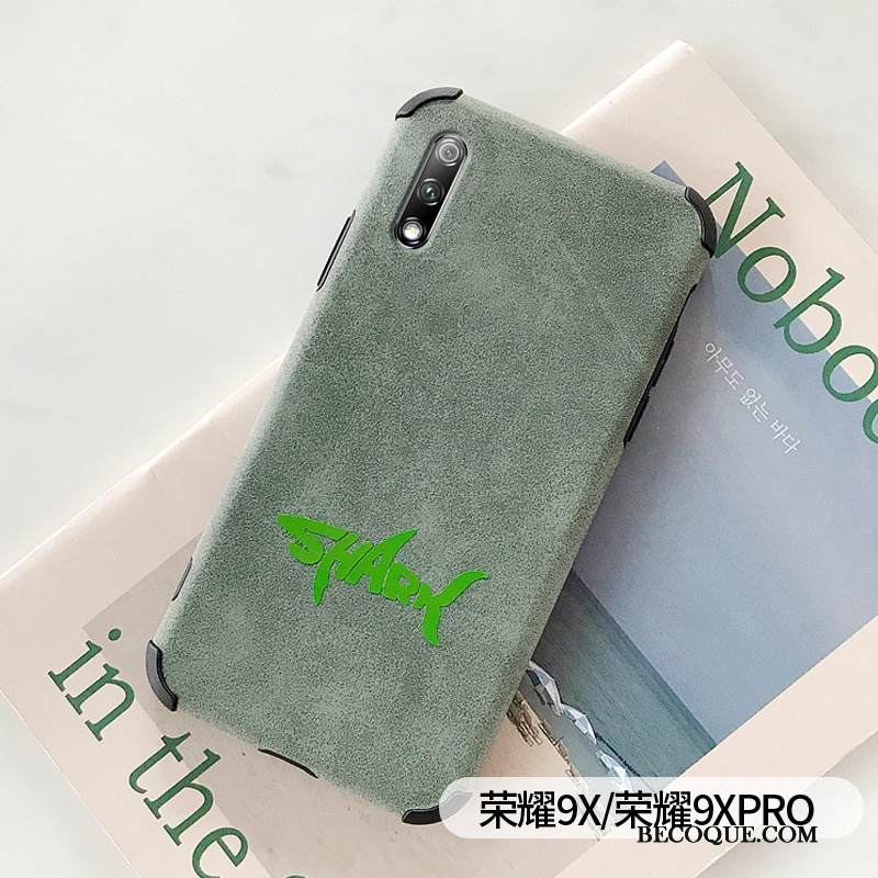 Kuori Honor 9x Silikoni Liiketoiminta Liukastella, Kotelo Honor 9x Suojaus Uhkea Rakastunut