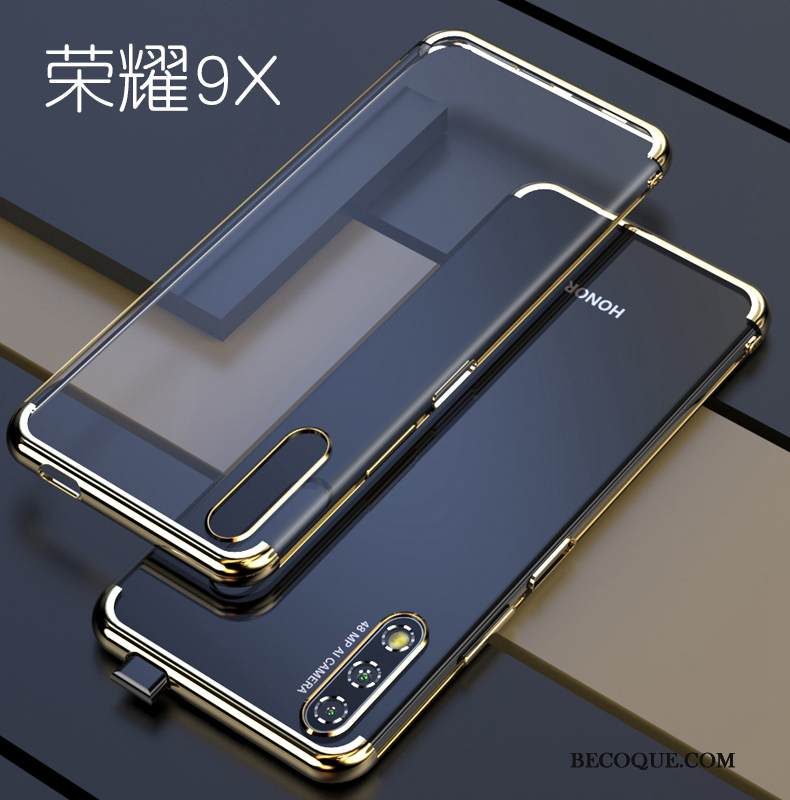 Kuori Honor 9x Suojaus Pinnoitus Valo, Kotelo Honor 9x Tila Läpinäkyvä Murtumaton