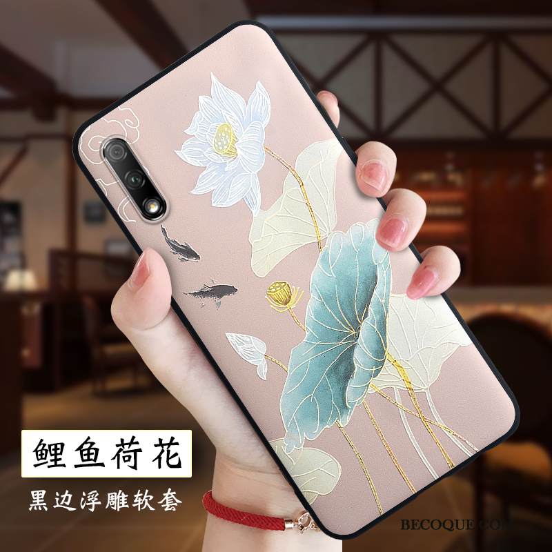 Kuori Honor 9x Suojaus Puhelimen Kuoret Jauhe, Kotelo Honor 9x Silikoni Trendi Rakastunut