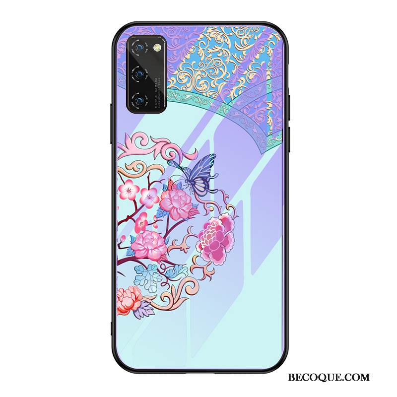 Kuori Honor View30 Laukut Net Red Karkaisu, Kotelo Honor View30 Tuki Murtumaton Violetti