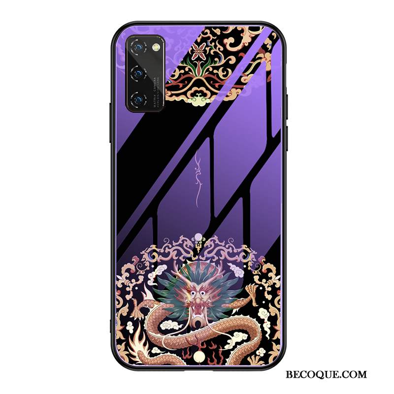 Kuori Honor View30 Laukut Net Red Karkaisu, Kotelo Honor View30 Tuki Murtumaton Violetti