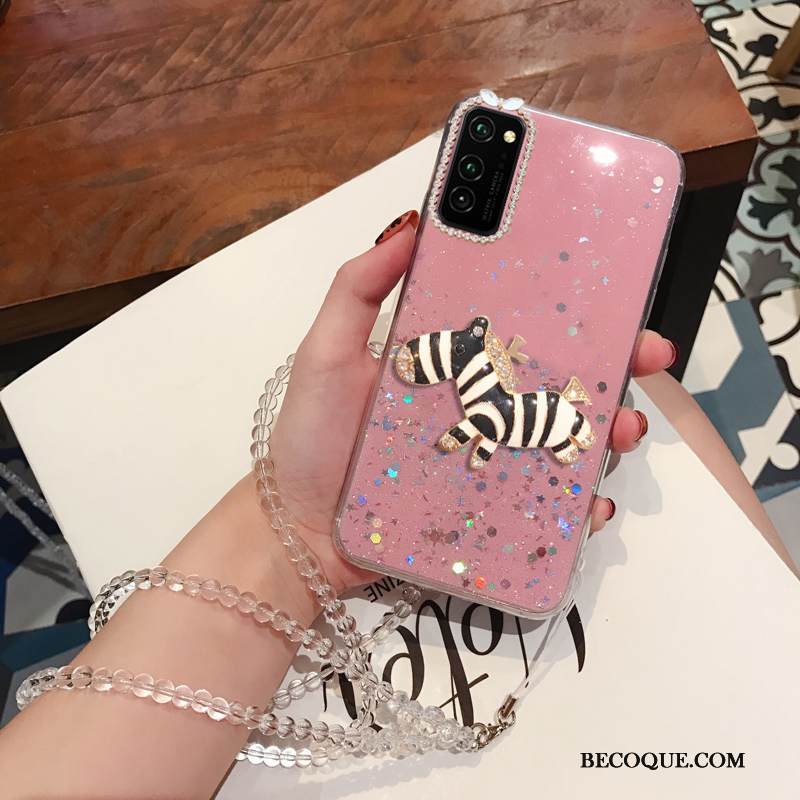 Kuori Honor View30 Laukut Ripustettava Kaula Puhelimen Kuoret, Kotelo Honor View30 Pehmeä Neste Karkaisu Kalvo