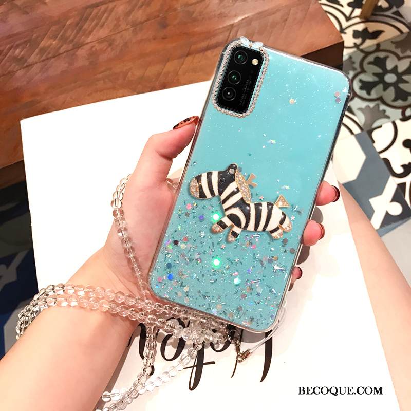 Kuori Honor View30 Laukut Ripustettava Kaula Puhelimen Kuoret, Kotelo Honor View30 Pehmeä Neste Karkaisu Kalvo