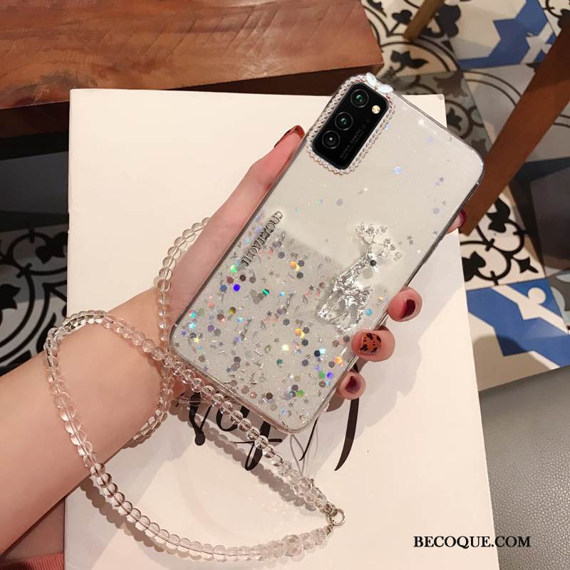 Kuori Honor View30 Laukut Ripustettava Kaula Puhelimen Kuoret, Kotelo Honor View30 Pehmeä Neste Karkaisu Kalvo