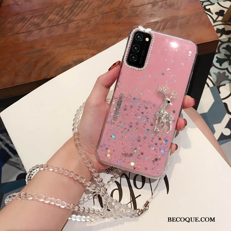 Kuori Honor View30 Laukut Ripustettava Kaula Puhelimen Kuoret, Kotelo Honor View30 Pehmeä Neste Karkaisu Kalvo