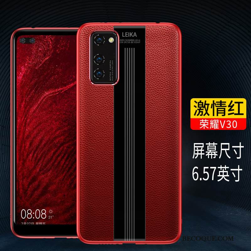 Kuori Honor View30 Laukut Ultra Trendi, Kotelo Honor View30 Suojaus Net Red Lehmä