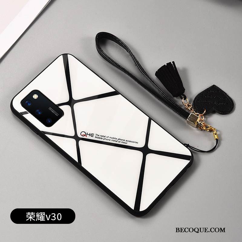 Kuori Honor View30 Luova Net Red Persoonallisuus, Kotelo Honor View30 Silikoni Yksinkertainen Ultra