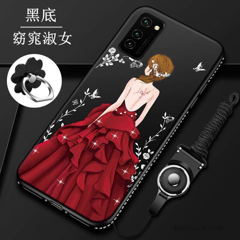 Kuori Honor View30 Pehmeä Neste Puhelimen Kuoret Tide-brändi, Kotelo Honor View30 Laukut Pesty Suede Murtumaton