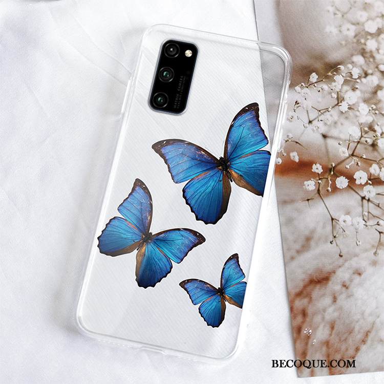 Kuori Honor View30 Pro Luova Persoonallisuus Rakastunut, Kotelo Honor View30 Pro Pehmeä Neste Murtumaton Läpinäkyvä