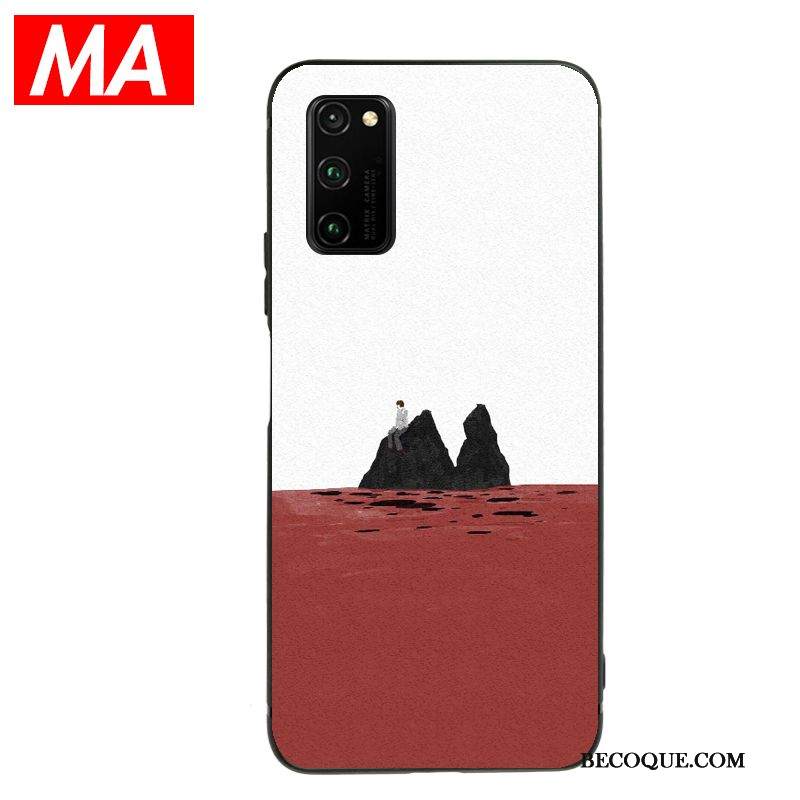 Kuori Honor View30 Pro Luova Puhelimen Kuoret Öljyvärimaalaus, Kotelo Honor View30 Pro Pehmeä Neste Yksinkertainen Net Red